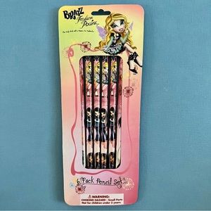 Vintage Y2K Bratz Fashion Pixies Pencils (Set of 6)